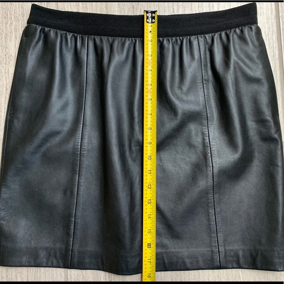 Ann Taylor Loft 100% leather skirt - Picture 9 of 11
